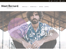Tablet Screenshot of meetbernard.com